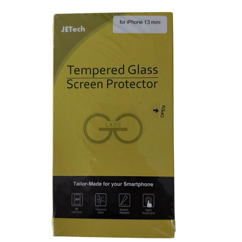 New Jetech Tempered Glass Screen Protector for iPhone 13 mini
